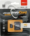 Paměťová karta Imro Memory Card Microsd 256Gb 100Mb/S Class 10 Uhs 3 s adaptérem Sd