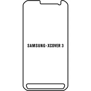 engaroGuard Hydrogel - ochranná fólie - Samsung Galaxy Xcover 3 průsvitná nepoužívám kryt = folie na celý displej 1 kus s výřezem přední kamery