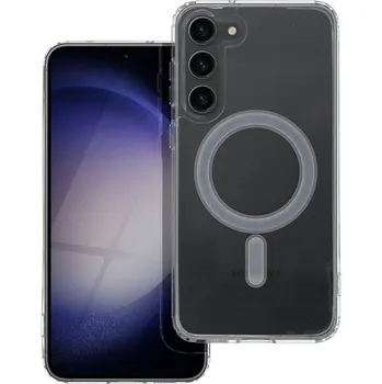 Náhradní kryt pro mobilní telefon Kryt Clear Mag Cover Case s Magsafe Samsung Galaxy S23 Plus průsvitné