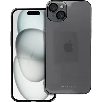 Náhradní kryt pro mobilní telefon Kryt Roar Pure Simple Fit Case - iPhone 15 Plus black