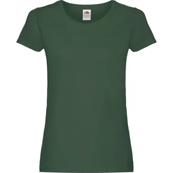 Dámské tričko Fruties Dámské tričko s krátkým rukávem Ulkan lahvově zelená XL