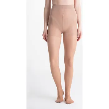 Dámské punčochy Punčochy tvarující a zeštíhlující nadotec LADNOSTI 20 DEN béžová