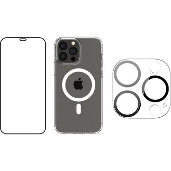 Náhradní díl pro mobilní telefon 3PACK - Hydrogel + Crystal Air kryt s Magsafe + ochranné sklíčko kamery pro iPhone 13 Pro Max