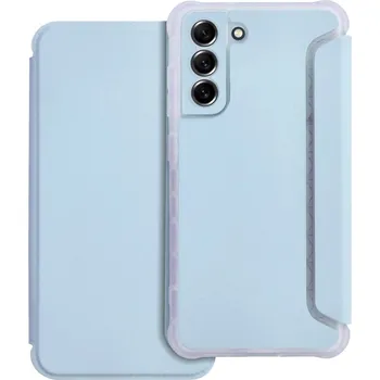 Náhradní kryt pro mobilní telefon Kryt Piano Book Samsung Galaxy S21 FE světle modrý