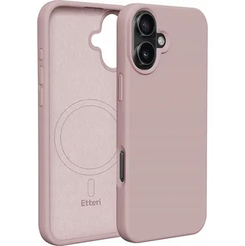 Pouzdro na mobilní telefon Zadní Kryt Etteri pro Apple iPhone 16 růžový