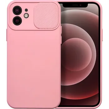 Náhradní kryt pro mobilní telefon Kryt Slide Case iPhone 12 růžový