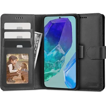 Náhradní kryt pro mobilní telefon Kryt Tech-Protect Wallet Samsung Galaxy M55 5G black