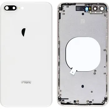 Náhradní kryt pro mobilní telefon iPhone 8 Plus - Zadní housing (White)