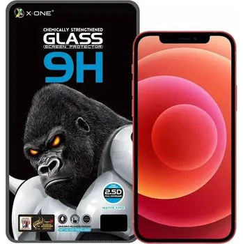 Ochranné tvrzené sklo X-One Full Cover Extra Strong Matte - iPhone 13/13 Pro/14/16e
