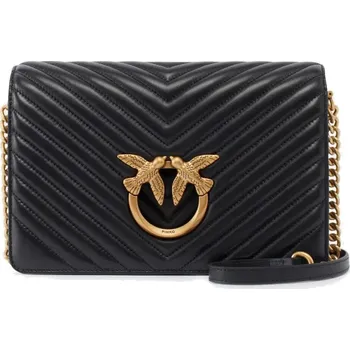 Kabelka Pinko Dámská kožená crossbody kabelka 100063 A0GK Z99Q + 2 měsíce na vrácení zboží