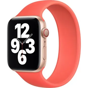 Řemínek na hodinky Řemínek pro Apple Watch (42/44/45mm) Solo Loop, velikost S - červená - Pink CITRUS