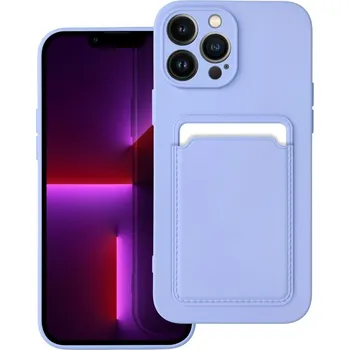 Náhradní kryt pro mobilní telefon Kryt Forcell Card Case iPhone 13 Pro Max fialový