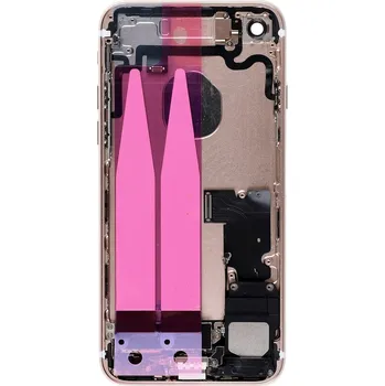 Náhradní kryt pro mobilní telefon iPhone 7 - Zadní housing s předinstalovanými díly (Gold)