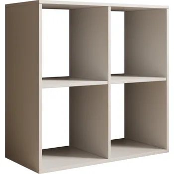 Šatní skříň Nábytek PEGAS s.r.o. Regál Lenti 2x2 Bílá+Bílá