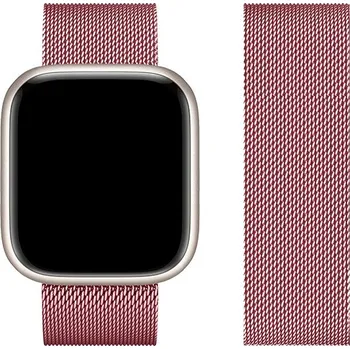 Řemínek na hodinky Řemínek Forcell F-design Fa03 Magnetic Stainless Steel Strap Apple Watch 38 / 40 / 41 mm Rose Gold
