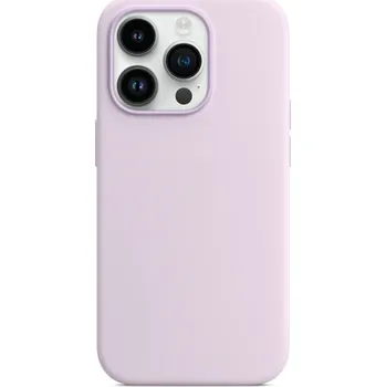 Náhradní kryt pro mobilní telefon engaroGuard iPhone 14 Pro Max Silikonové pouzdro s MagSafe - Lilac design (fialové)