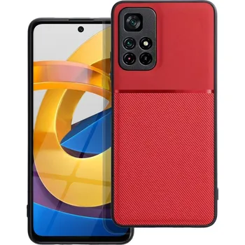 Náhradní kryt pro mobilní telefon Kryt Forcell Noble Case Xiaomi Poco M4 Pro 5G červený