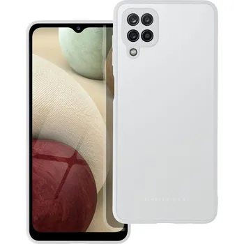 Náhradní kryt pro mobilní telefon Kryt Roar Matte Glass Case - Samsung Galaxy A12 (stříbrný)