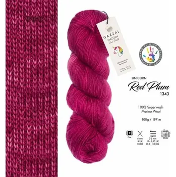 Příze Příze Unicorn, 1343, Red Plum