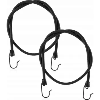 autokoberec Elastické lanko s háčky na plachtu, expandér gumový - 80 cm / 2ks