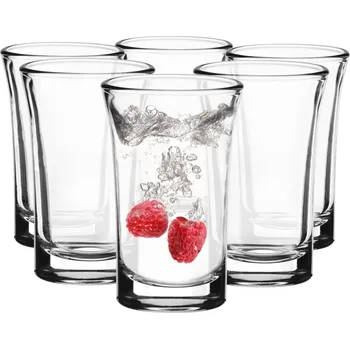 Sklenice Skleničky na likér, skleničky na tinktury, sklenice na vodku Glasmark SHOT bezbarvý 40 ml 6 ks