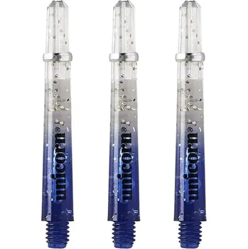 Příslušenství pro šipky Unicorn Násadky Gripper 4 - Elements Two-Tone - extra short - blue