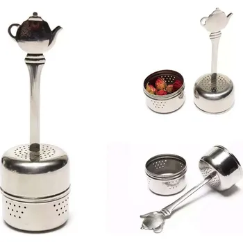 Čajové sítko s úchytem - Konvička - Ø 3 x 3,7 cm