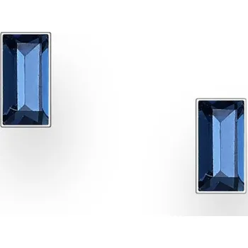 Náušnice Stříbrné náušnice Crystal MONTANA BLUE