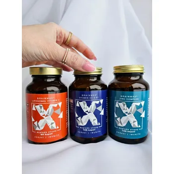 BrainMax Výhodná sada - TOP 3 vitamíny - pro posílení imunity