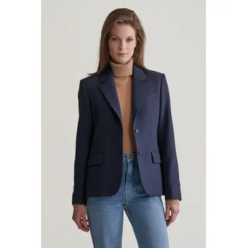 Dámské sako SAKO GANT SLIM TWILL BLAZER EVENING BLUE