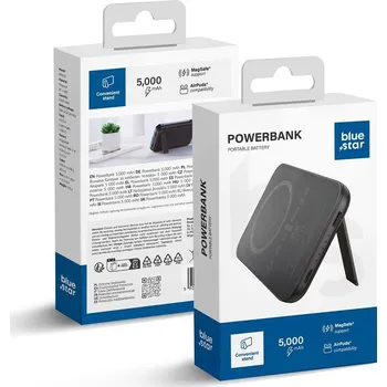 Powerbanka Powerbanka Blue Star 5000 mAh s Magsafe 2A 5W W0553 black