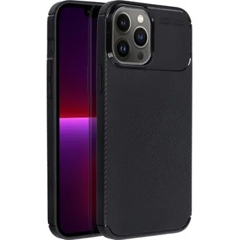 Náhradní kryt pro mobilní telefon Kryt Carbon Premium iPhone 13 Pro Max černý