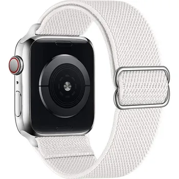 Řemínek na hodinky Scrunchie řemínek pro Apple Watch (38/40/41mm) white