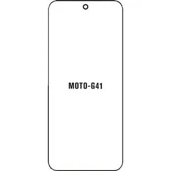engaroGuard Hydrogel - ochranná fólie - Motorola Moto G41 průsvitná nepoužívám kryt = folie na celý displej 1 kus s výřezem přední kamery