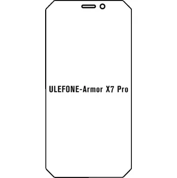 engaroGuard Hydrogel - ochranná fólie - Ulefone Armor X7/X7 Pro průsvitná nepoužívám kryt = folie na celý displej 1 kus s výřezem přední kamery