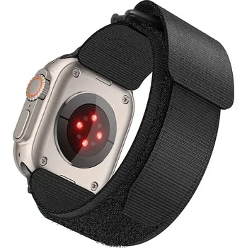 Řemínek na hodinky Řemínek Forcell F-design Fa05 Nylon Strap Apple Watch 38/40/41 mm black