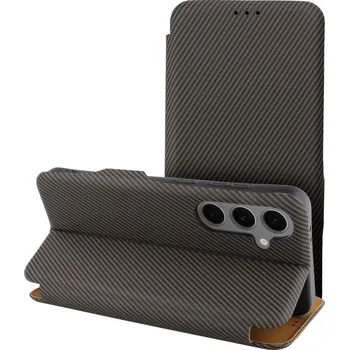 Náhradní kryt pro mobilní telefon Kryt Folio Side Magnet Book Pouzdro kompatibilní s perem S-Pen Samsung Galaxy S24 Ultra brown