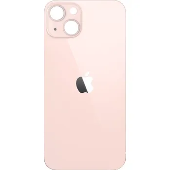 Náhradní kryt pro mobilní telefon Apple iPhone 13 - Zadní sklo krytu se zvětšeným otvorem na kameru (Pink)