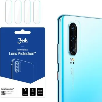 4x hybridní flexibilní ochranné sklo zadní kamery - Huawei P30