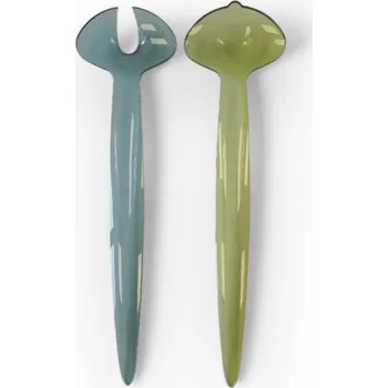 Příbor Elegance salátový příbor, modro zelený