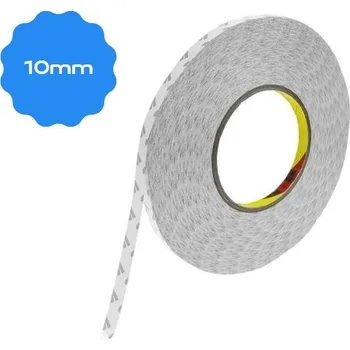 Lepicí páska 3M - oboustranná lepicí páska - 10 mm x 50 m (průhledná)