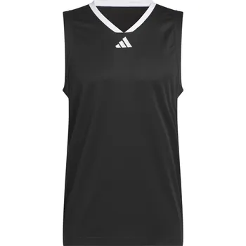 Pánské tílko Pánské Tílko ADIDAS 3-STRIPES TANK JI7574 – Černá S