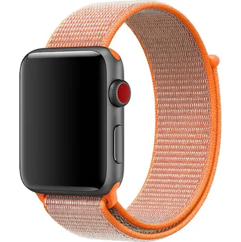 Řemínek na hodinky Nylonový řemínek pro Apple Watch (38/40/41 mm) Orange Red