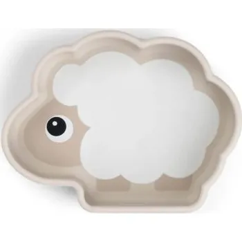 Done by Deer Silikonová miska Stick and Stay Sheepy