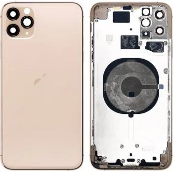Náhradní kryt pro mobilní telefon Apple iPhone 11 Pro - Zadní housing (Gold)
