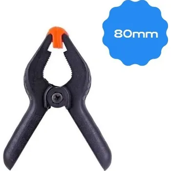 Truhlářská svěrka Plastová svorka - 80 mm (rozpětí 35 mm)