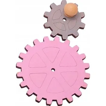 Obraz DVĚ OZUBENÁ KOLA S DRŽÁKEM PRO SENZORICKOU TABULI