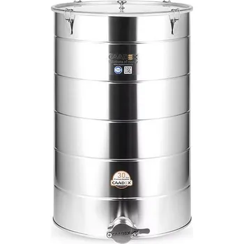 Stáčecí nádoba na med nerez s těsnícím víkem 110 kg Caadex