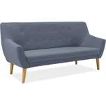 Tmavě modrá 3místná pohovka AMBER LINEA 19