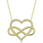 Stříbrný náhrdelník Ariella ZLATÝ